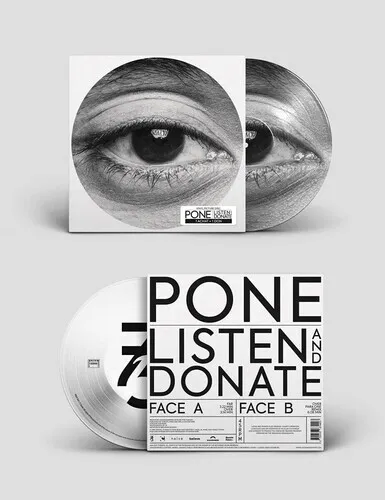 Pone - Listen And Donate [New 12" Vinyl] Extended Play, 140 Gram Vinyl, Picture