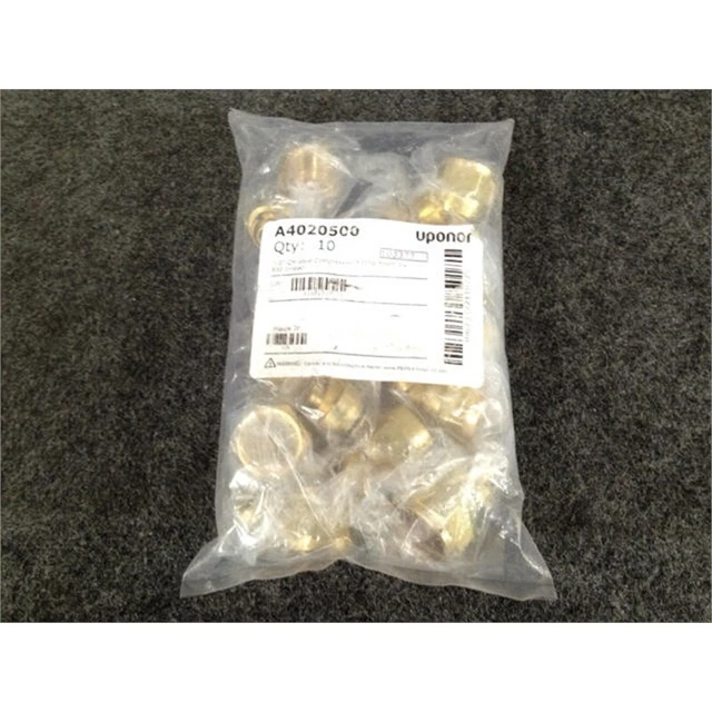 Uponor A4020500 QS-Style Compression Fittings, 1/2" Qty 10