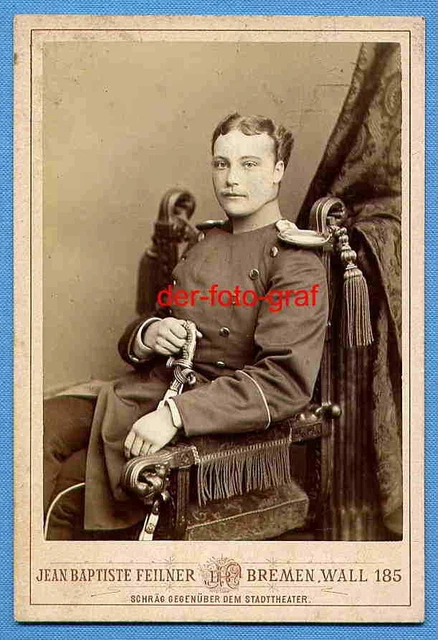 Foto, Ulan, Offizier, Löwenkopf, Regt. 14, um 1880 !!!
