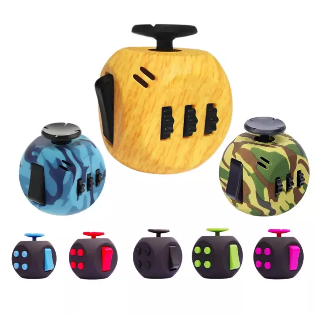 Magic Anti Stress Fidget Cube Toys for Autism Adhd Anxiety Relief Edc 6 Sides