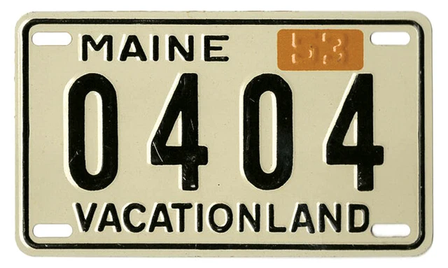 bicycle license plate vintage