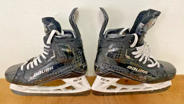 ERIC VALENTIN #22 Schlittschuhe Bauer Supreme MACH Lausitzer Füchse 8,5 Fit 1