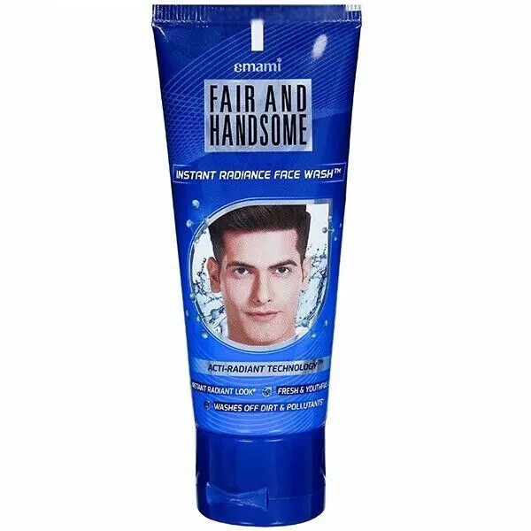 fair and hand some instant radiance face wash 50g free shippping world wide