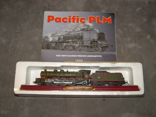 ATLAS EDITIONS PLM Pacific Static Locomotive Model Train £7.00 ...