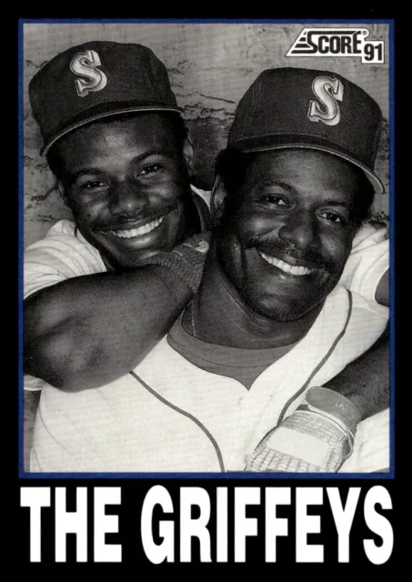 1991 Puntuación Ken Griffey, Jr./Ken Griffey, Sr. #841 Marineros de Seattle