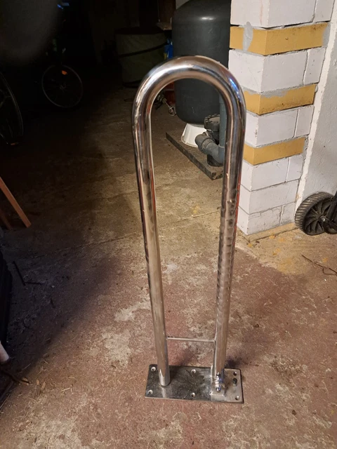 Klappbarer WC Haltegriff für Senioren Edelstahl