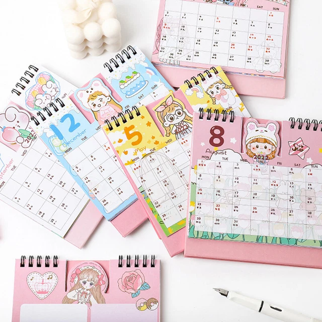 2023 CARTOON CUTE Large Shaped Desk Calendar Exquisite Desktop Desk