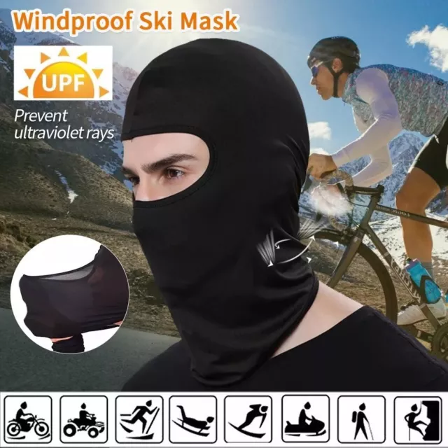 Sturmhaube Balaclava Winter Maske Kopfhaube Winddicht Warm Fahrrad Motorrad Ski 2