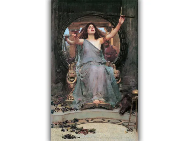 Circe Offering the Cup to Ulysses Giclée Canvas Print - Multi-Size