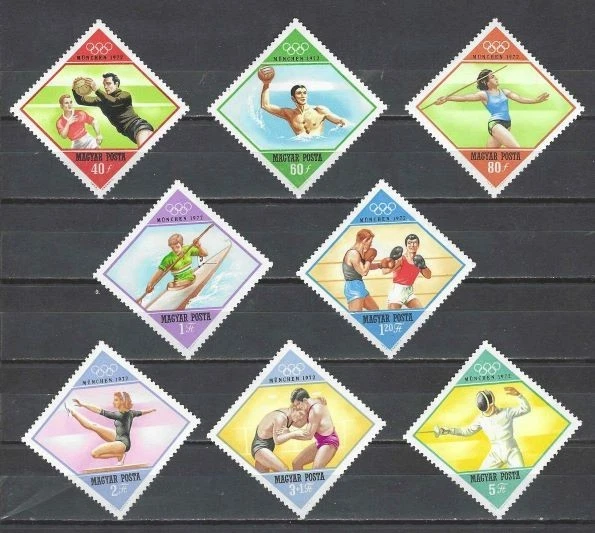 Lot De 4 Timbres JO Moscou 1980 - États-Unis - Comme Neufs