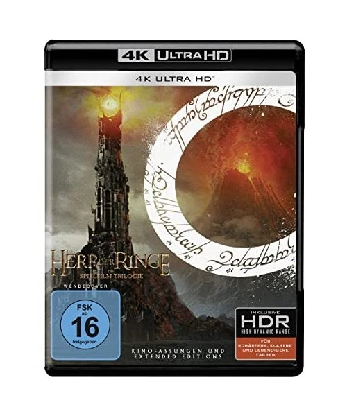 DER HERR DER Ringe: Extended Edition Trilogie [4K Ultra-HD] [Blu-ray