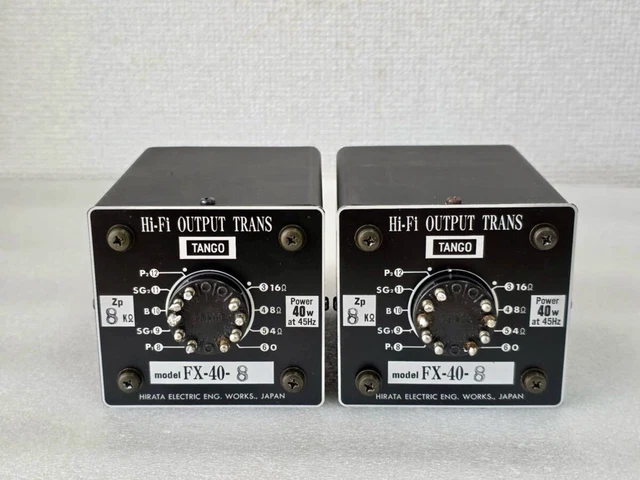 TANGO製/トランス/HHF TANGO FX-40-8 HI-FI Output Transformer Pair Set Tested from