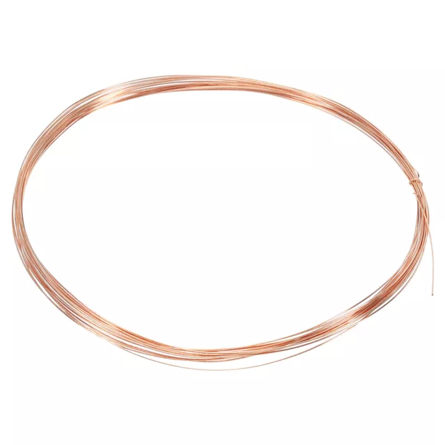 16.4Ft Solid Bare Copper Wire 28 Gauge 99.9% Pure Copper Wire Soft Beading Wire