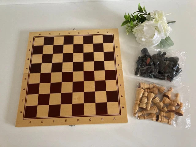 JEU DE SOCIETE - JEU DE PLATEAU Jeu d'échecs en bois 1 pièce25 pièces d'échecs OX
