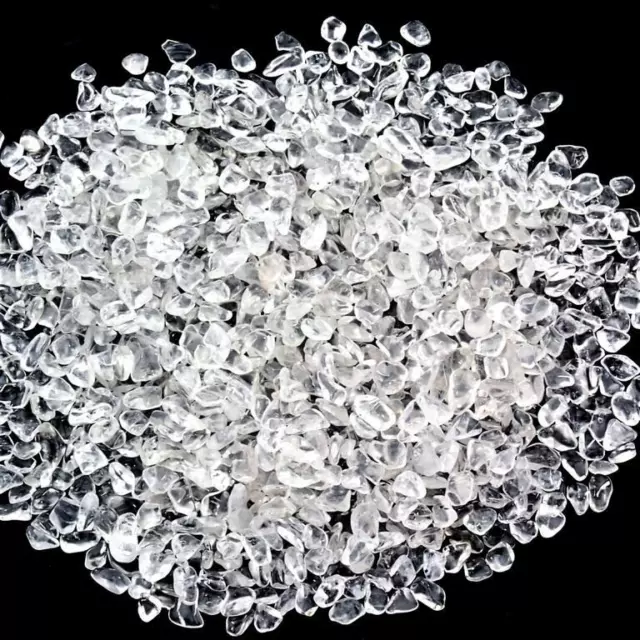 schöne kleine Bergkristall Trommelsteine Heilsteine ca. 4 - 6 mm  AA - Qualität
