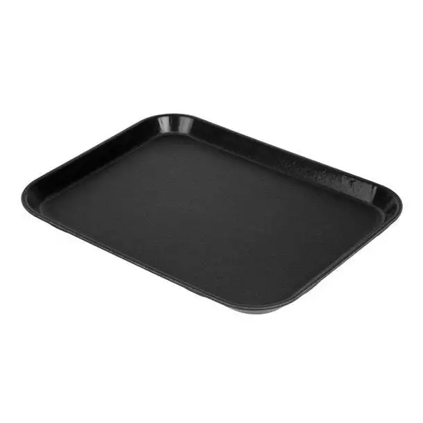 Cambro EpicTread Fibreglass Rectangular Anti-Slip Tray Black 350mm PAS-DS516