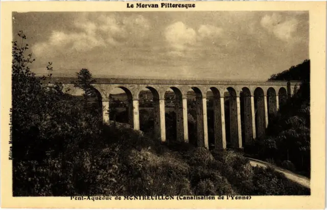 CPA Pont Aqueduc de MONTREUILLON Nievre (100235)