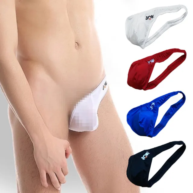 SEXY MEN LINGERIE Penis Hole T-back G-string Thong Underwear Micro