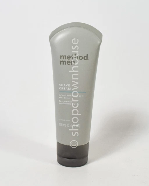Method Men SHAVE CREAM with Argan Oil & Shea Butter 3.4 fl oz