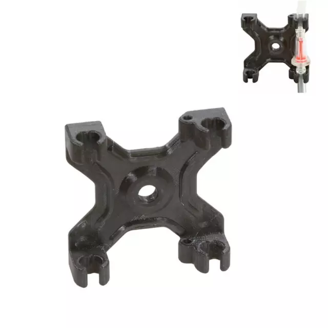 Go Kart Supporto doppia linea carburante nero corse