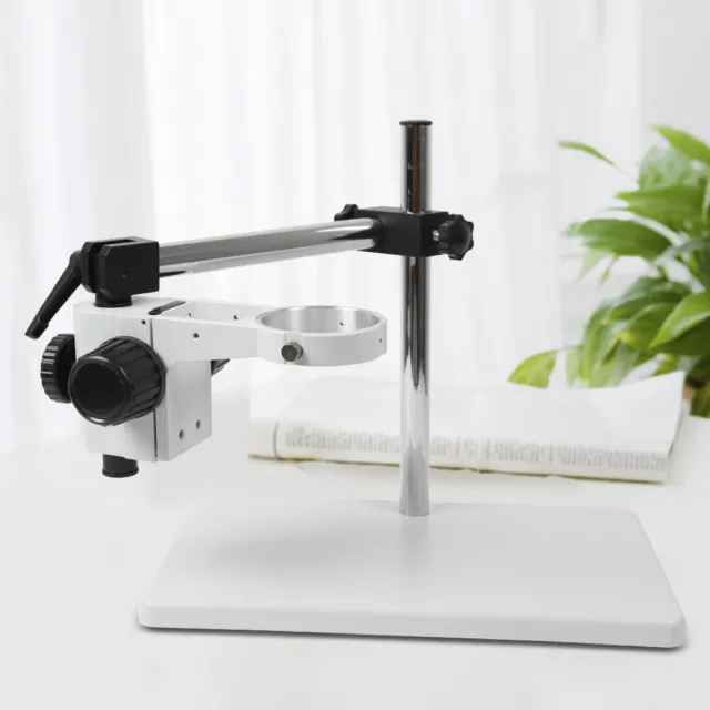 Large Stereo Arm Microscope Boom Stand Table 360° Rotation Focusing Holder 76mm