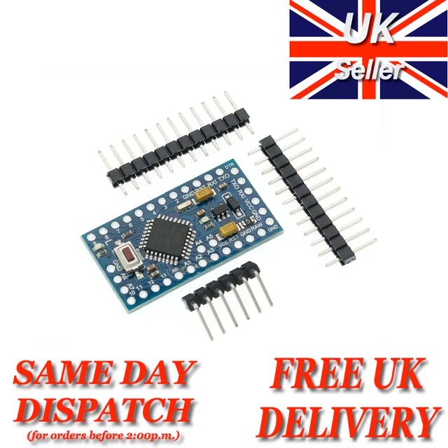 thumbnail image 2 of Pro Mini Atmega328 Board – 3.3V/8MHz Or 5V/16MHz, Compatible With Arduino Nano 2 of 5