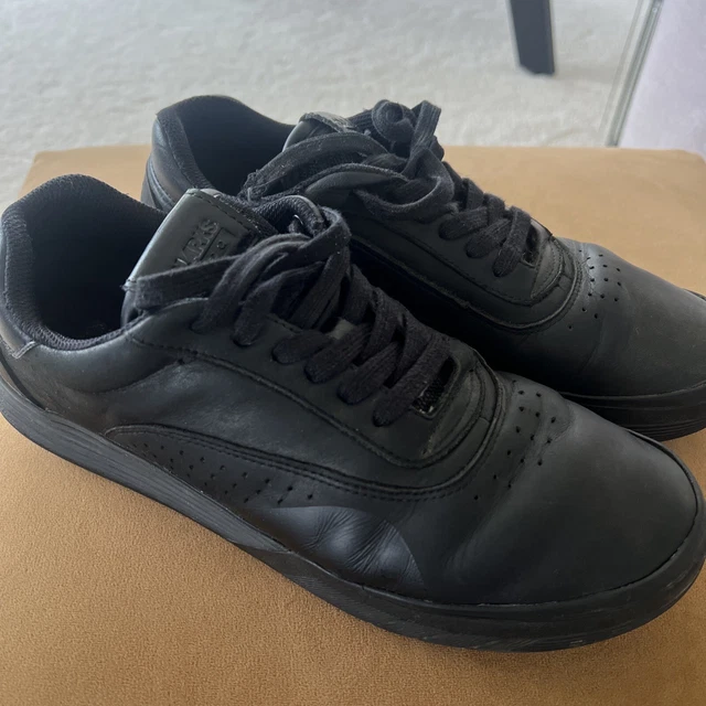 BOYS CLARKS SCHOOL Shoes 7G Uk. Youth Lace Ups. Black Leather