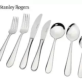 Stanley Rogers Albany 84-Piece Cutlery Set - Silver