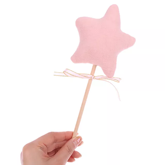 1Pc Baby Wooden Star Magic Wand Toy Beech Wooden Star Wooden Magic Wand Toy