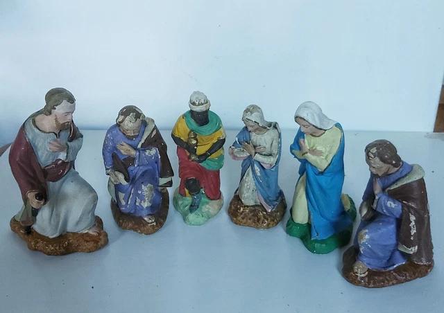 Set Magnétique De Noël - 6 Figurines Crèche 6 Cm - Décoration Réfrigérateur - 7