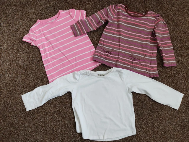 T-shirt mista bambina pacchetto età 2-3 anni Next, Tu e F&F