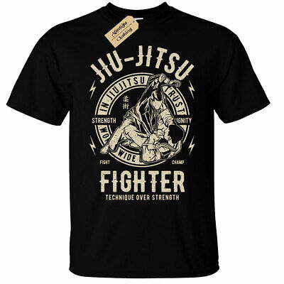 Jiu Jitsu T-Shirt Uomo Arti Marziali Mma
