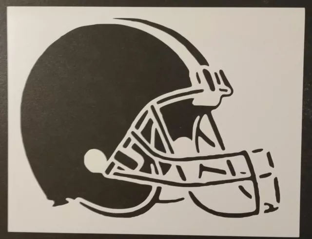 Football Helmet 11" x 8.5" Custom Stencil FAST FREE SHIPPING