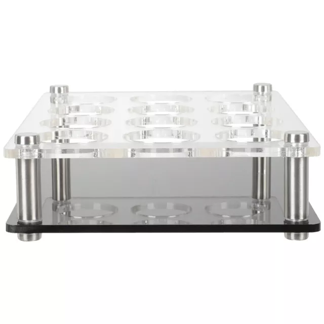 Beer Flight Board with Cup Holder Shot Glasses Serving Tray