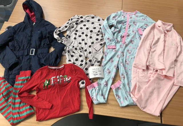 Pacchetto cappotto invernale ragazze età 12-13 anni pigiami onesy Next Craghoppers f&f