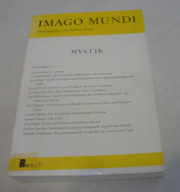 Imago Mundi - Mystik - Herausgeber: Andreas Resch - viele Beiträge