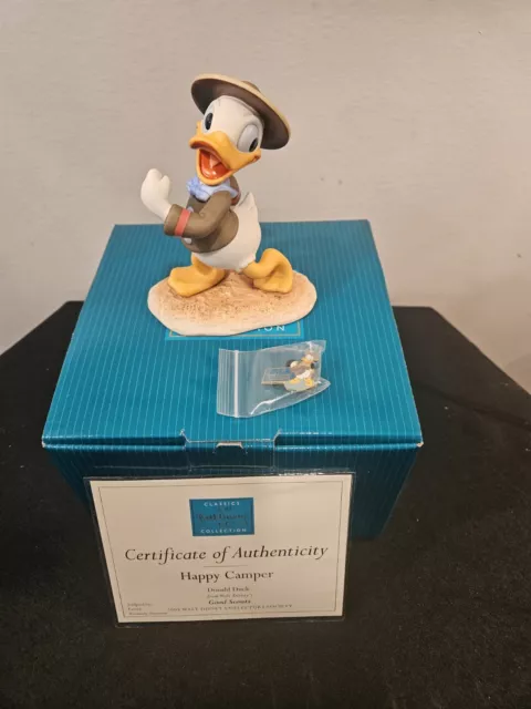 WDCC Walt Disney Classics Collection Figurine "Happy Camper" Donald Duck 2008