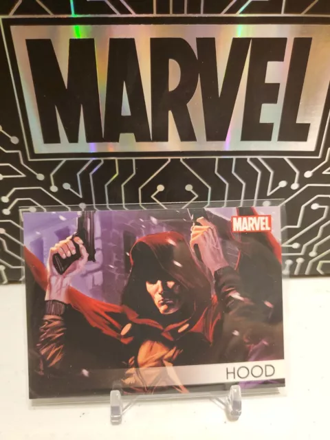 2012 Rittenhouse Marvel Greatest Heroes Villains Hood #V6 Card.