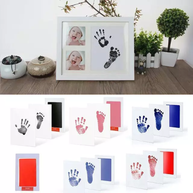 Inkless Contact Baby Hand Foot Print Kit Keepsake New born Footprint Handprint