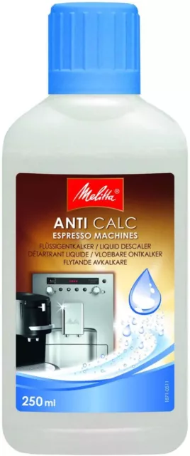 Melitta Anti Calc Liquid Descaler Coffee Machine Cleaner 250ml  MEL6638320 X 8 3