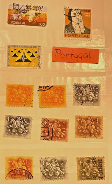 Portugal - 12 Briefmarken, Stamps