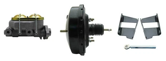 1960-66 GM Truck 9" Single Power Brake Booster Conversion With Master Cylinder