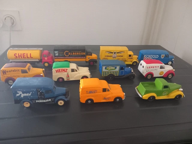 Lot de Voitures et Camions Lesney, Solido, CIJ, France Jouet