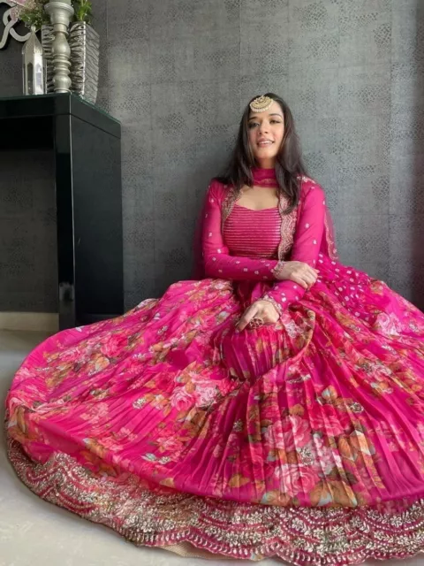 Indian Wear Party Designer Bridal Lehenga Choli Bollywood Ethnic Lengha Wedding