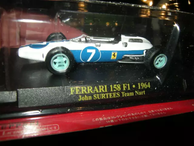 1:43 Altaya F1 Ferrari 158 #7 Weltmeister 1964 John Surtees in VP