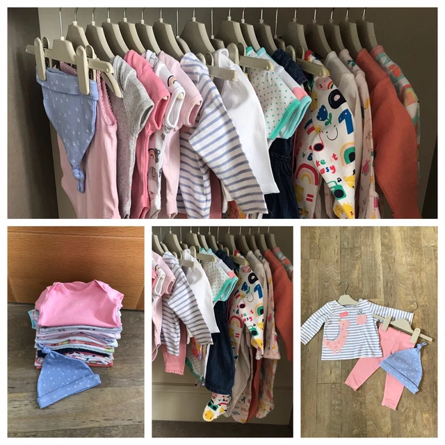 Baby Girls Clothes Bundle Age 0-3 Months Great Condition.