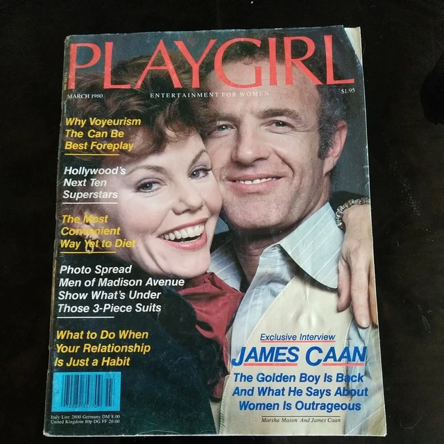PLAYGIRL MAGAZINE MARCH 1980 James Caan Exclusive Interview $12.95