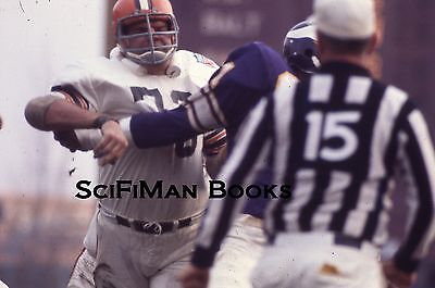 NFL Carl Eller Minnesota Vikings Cleveland Browns Original 35mm Slide Football!