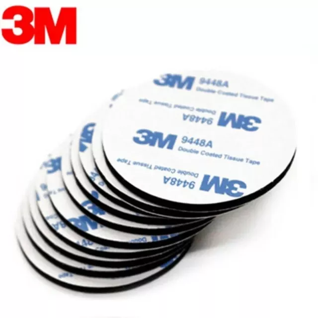3M Sticky Pads Double Sided VHB Foam Adhesive Mounting Fixing Pad Round Pack x10