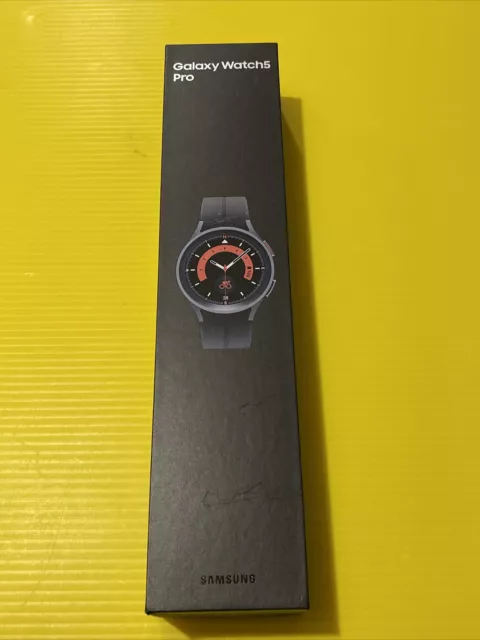 Samsung Galaxy Watch5 Pro (4G) 45mm Black Titanium Case (Samsung Warranty 11/24)